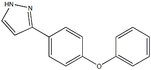 1H-Pyrazole, 3-(4-phenoxyphenyl)- Struktur