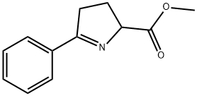 METHYL 5-PHENYL-3,4-DIHYDRO-2H-PYRROLE-2-CARBOXYLATE Struktur