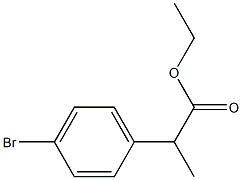 ETHYL 2-(4-BROMOPHENYL)PROPANOATE Struktur