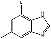 4-Bromo-6-methyl-1H-benzoimidazole Struktur