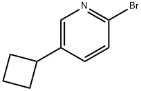 2-bromo-5-cyclobutylpyridine Struktur