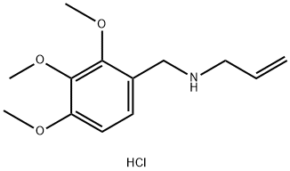 (prop-2-en-1-yl)[(2,3,4-trimethoxyphenyl)methyl]amine hydrochloride Struktur