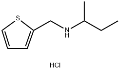 (butan-2-yl)[(thiophen-2-yl)methyl]amine hydrochloride Struktur