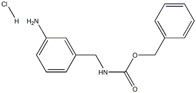 3-N-CBZ-AMINOMETHYLANILINE HCL Struktur