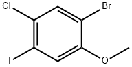 2-Bromo-4-chloro-5-iodoanisole Struktur