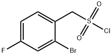 (2-Bromo-4-fluorophenyl)methanesulfonyl chloride