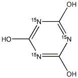 CYANURIC ACID-15N3 Struktur