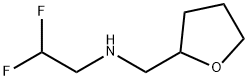 N-(2,2-difluoroethyl)-N-(tetrahydrofuran-2-ylmethyl)amine Struktur