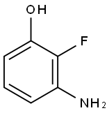 3-Amino-2-fluorophenol Struktur