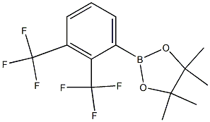 2-[2,3-Bis(trifluoromethyl)phenyl]-4,4,5,5-tetramethyl-1,3,2-dioxaborolane Struktur