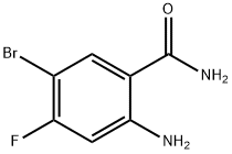 2-Amino-5-bromo-4-fluorobenzamide Struktur