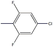 5-氯-1,3-二氟-2-甲基苯 結(jié)構(gòu)式