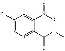 METHYL 5-CHLORO-3-NITROPICOLINATE Struktur