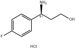 (S)-3-(4-FLUOROPHENYL)-BETA-ALANINOL HCL Struktur