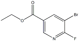 Ethyl 5-bromo-6-fluoronicotinate Struktur