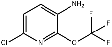 6-Chloro-2-trifluoromethoxy-pyridin-3-ylamine Struktur