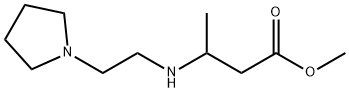 methyl 3-{[2-(pyrrolidin-1-yl)ethyl]amino}butanoate Struktur