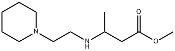 methyl 3-{[2-(piperidin-1-yl)ethyl]amino}butanoate Struktur