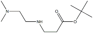 tert-butyl 3-{[2-(dimethylamino)ethyl]amino}propanoate Struktur