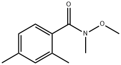 N-methoxy-N,2,4-trimethylbenzamide Struktur