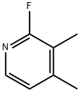 2-Fluoro-3,4-dimethylpyridine Struktur