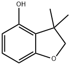 4-HYDROXY-3,3-DIMETHYL-2,3-DIHYDROBENZOFURAN Struktur