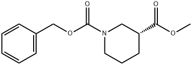 (R)-METHYL 1-CBZ-PIPERIDINE-3-CARBOXYLATE Struktur