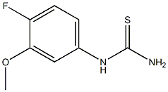 (4-fluoro-3-methoxyphenyl)thiourea Struktur