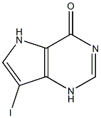 7-Iodo-1H-pyrrolo[3,2-d]pyrimidin-4(5H)-one Struktur