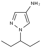 1-(pentan-3-yl)-1H-pyrazol-4-amine Struktur