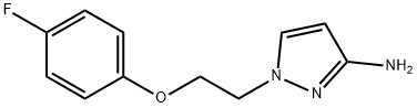 1-[2-(4-fluorophenoxy)ethyl]-1H-pyrazol-3-amine Struktur