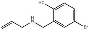 4-bromo-2-{[(prop-2-en-1-yl)amino]methyl}phenol Struktur