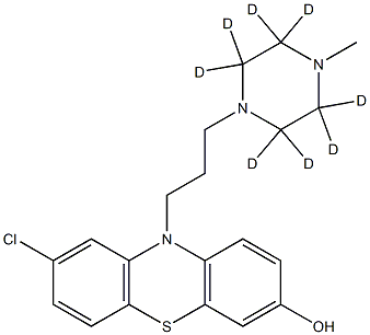 7-Hydroxy Prochlorperazine-d8 Struktur