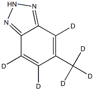 4,5,7-trideuterio-6-(trideuteriomethyl)-2H-benzotriazole Struktur