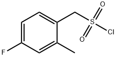 (4-Fluoro-2-methylphenyl)methanesulfonyl chloride Struktur