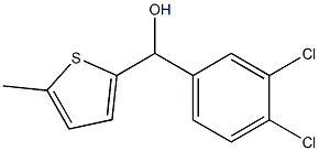 (3,4-DICHLOROPHENYL)(5-METHYLTHIOPHEN-2-YL)METHANOL Struktur