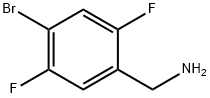 (4-bromo-2,5-difluorophenyl)methanamine Struktur