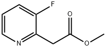 methyl 2-(3-fluoropyridin-2-yl)acetate Struktur