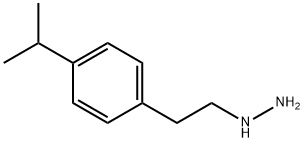 2-(4-propan-2-ylphenyl)ethylhydrazine Struktur