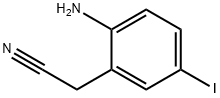 (2-Amino-5-iodo-phenyl)-acetonitrile Struktur