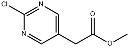 5-Pyrimidineaceticacid,2-chloro-,methylester Struktur