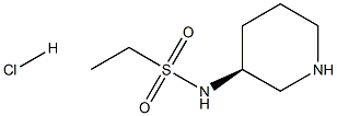 (S)-N-(Piperidin-3-yl)ethanesulfonamidehydrochloride Struktur