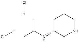 (R)-N-(Propan-2-yl)piperidin-3-amine dihydrochloride Struktur