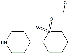 N-(Piperidine-4-yl)-1,4-butanesultam hydrochloride Struktur