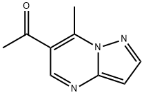 1-(7-methylpyrazolo[1,5-a]pyrimidin-6-yl)ethanone Struktur