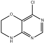 4-chloro-7,8-dihydro-6H-pyrimido[5,4-b][1,4]oxazine Struktur