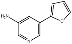 5-(furan-2-yl)pyridin-3-amine Struktur