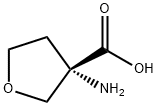 (S)-3-aminotetrahydrofuran-3-carboxylic acid Struktur