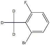 1-bromo-3-fluoro-2-(trideuteriomethyl)benzene Struktur