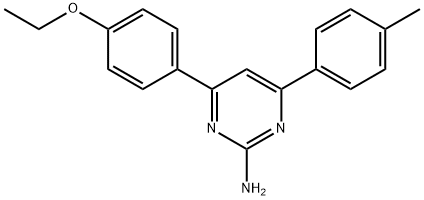 4-(4-ethoxyphenyl)-6-(4-methylphenyl)pyrimidin-2-amine Struktur